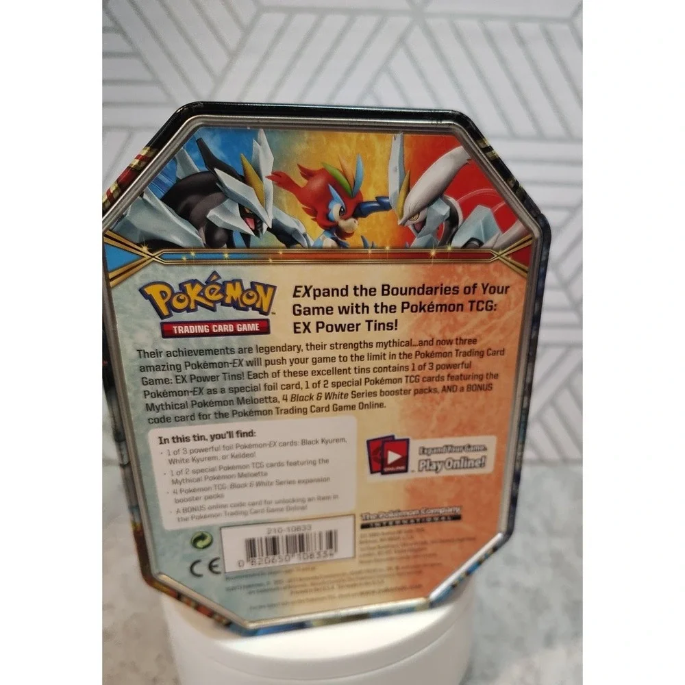 Empty! -‎ Pokemon TCG 2012 Spring Keldeo EX Collectors Tin No Cards